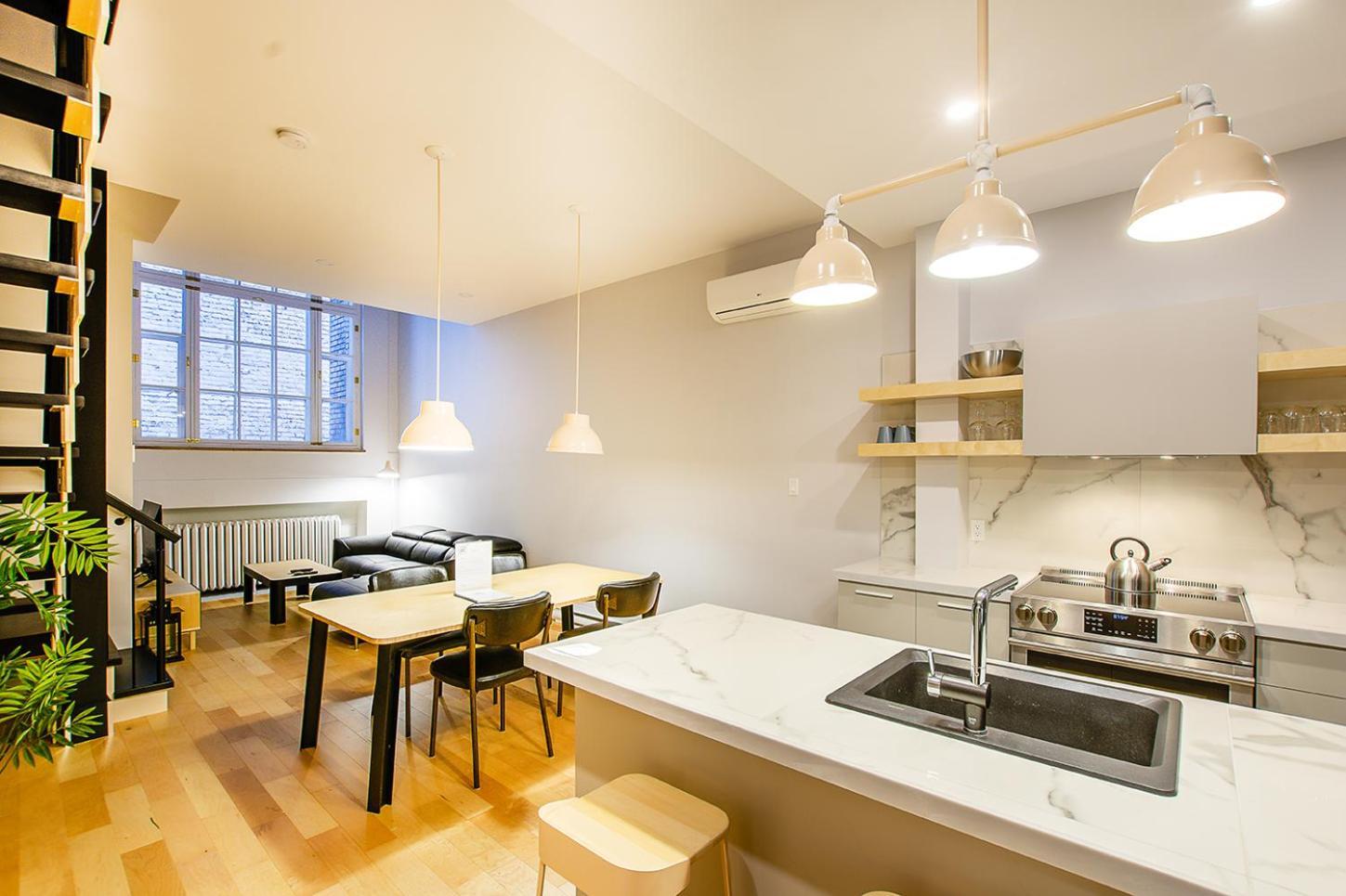 Apartament Les Lofts St-Pierre - Par Les Lofts Vieux-Quebec Pokój zdjęcie